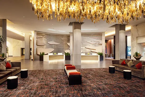 The Hotel at the University of Maryland, MD photography by Greg Ceo, photo edited by Valentin Sivyakov